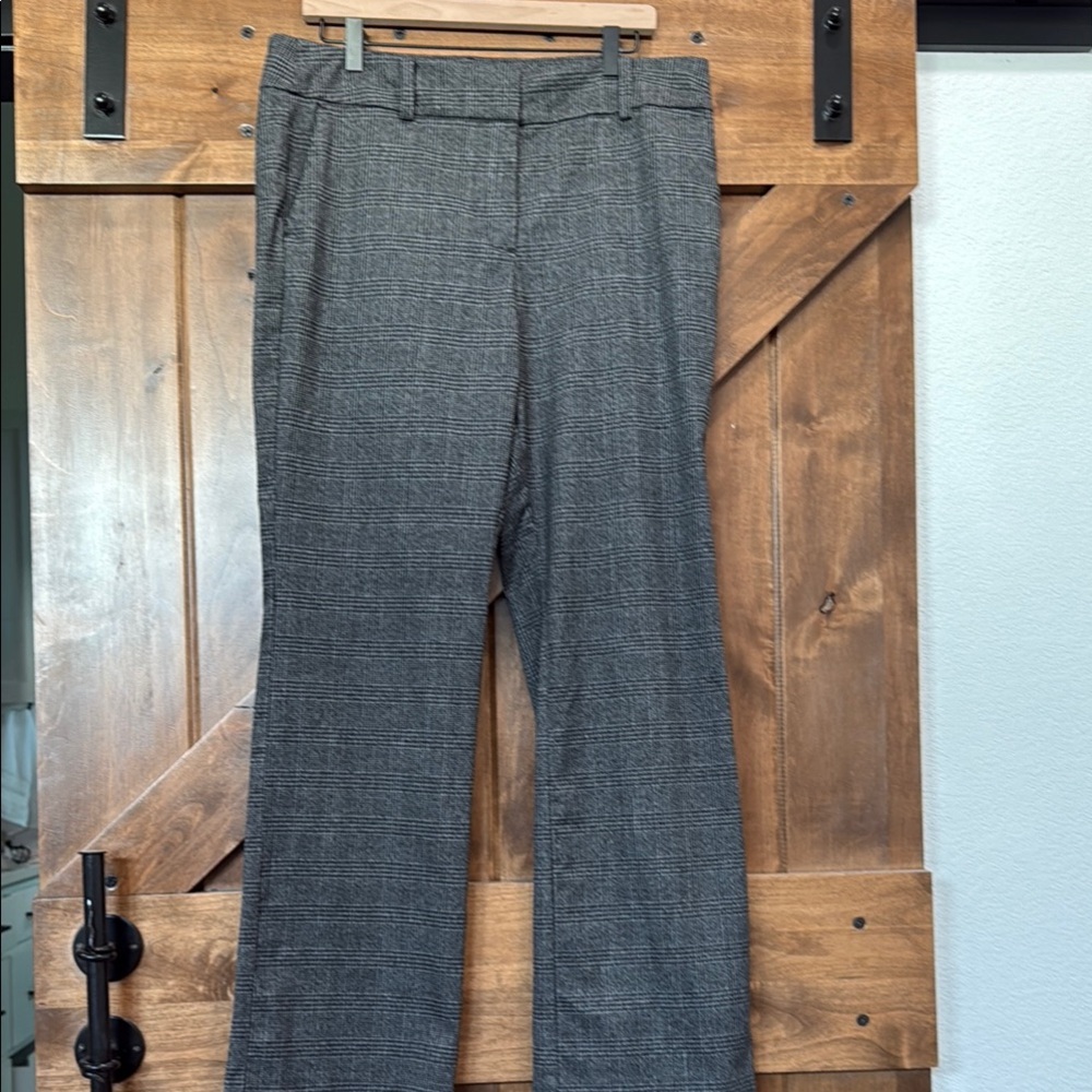 Loft Gray/Black Trousers Size 12